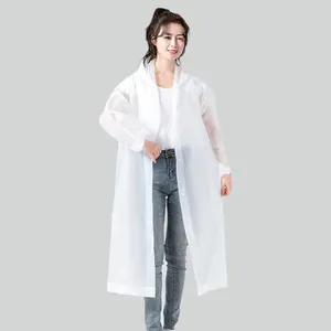 Nhà máy trực tiếp không thấm nước & Windproof dày EVA Mưa Poncho Áo mưa thời trang du lịch ngoài trời cho cắm trại bán buôn