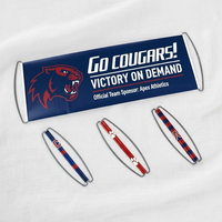 Bannière rétractable personnalisée avec logo imprimé UV, drapeau déroulant portable pour activités promotionnelles