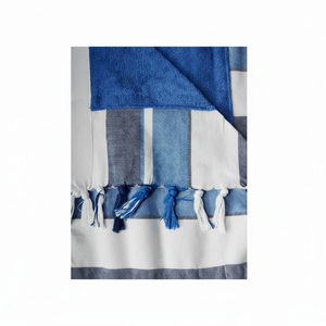 Toalla turca promocional, diseño de rayas teñidas con hilo con toalla Terry kikoy para uso en la playa, buena toalla absorbente de playa Kikoy - Product Image 1