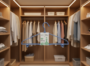 Y37-669 Appendiabiti 8 Pezzi Antiscivolo Rettangolari in Plastica Tipo Gancio Leggeri Stile Semplice - Product Image 2