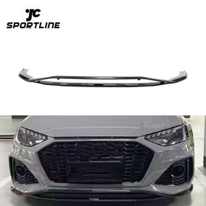 Lame de pare-choc Avant à lèvre en Fiber de carbone pour Audi RS4 B9, Avant pour Audi <span class=keywords><strong>A4</strong></span> B9, 2020 — 2021 - Product Image 1