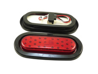 6 pouces ovale 12V 24V 5.2W LED frein de voiture arrêter tourner feu arrière camion remorque lumière Led voyant d'avertissement camion feu d'arrêt