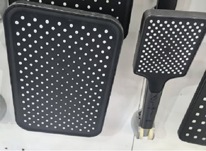 Set Doccia a Parete con Miscelatore per Vasca da Bagno Piano Black, Sistema Doccia Quadrato a Pioggia, Rubinetto per Bagno Acqua Calda e Fredda Grigio Canna di Fucile con Getto Morbido - Product Image 6