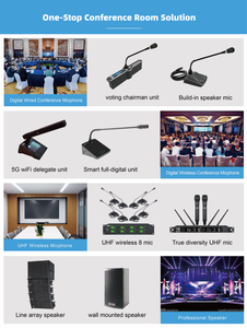 ไมโครโฟนไร้สาย UHF,สุนทรพจน์ร้องเพลงการเคลื่อนไหวของโบสถ์การประชุมไมโครโฟนความหลากหลายที่แท้จริง - Product Image 6