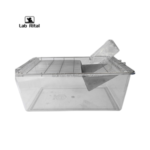 <span class=keywords><strong>Cage</strong></span> à souris en <span class=keywords><strong>polycarbonate</strong></span> PP autoclavable, transparente et durable pour la recherche en laboratoire, modèle R5 - Product Image 1