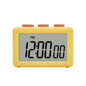 ตัวต่อเวลาแบบบล็อก จอแสดงผล LCD นาฬิกาปลุกสำหรับเด็ก นักเรียน ตัวจับเวลาในครัว นับถอยหลัง 60 นาที ใช้งานง่าย ดีไซน์ทรงสี่เหลี่ยม - Product Image 2