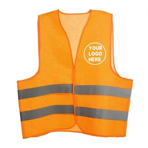 Chaleco de Seguridad Promocional al por Mayor con Impresión de Logotipo de Marca, ANSI Clase 2, Alta Visibilidad, Amarillo Neón, para Personal de Eventos Empresariales - Product Image 3