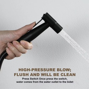 Hand Held <strong>Bidet</strong> Jet Spray Water <strong>Bidet</strong> Spray Brass <strong>Muslim</strong> Shower for Toilet <strong>Bathroom</strong> Accessories - Product Image 2