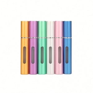 Hot Sale Travel Filling 10Ml <b>Mini</b> Perfume Atomizer Reusable Bottom-Fill Aluminum Perfume <b>Spray</b> <b>Bottle</b> for Personal Care - Product Image 2