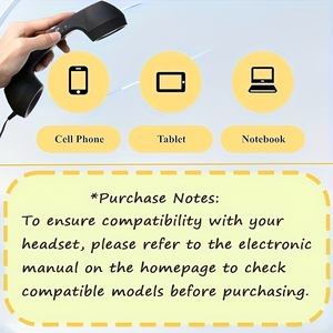 Combiné téléphonique rétro de type C à branchement direct pour <span class=keywords><strong>téléphone</strong></span> <span class=keywords><strong>fixe</strong></span>, avec prise <span class=keywords><strong>casque</strong></span> USB-C - Product Image 2