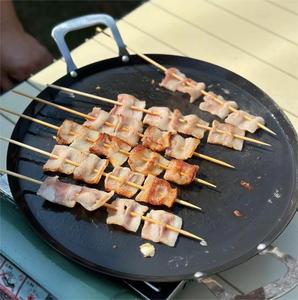 Sartén Tawa con doble ASA <span class=keywords><strong>Pizza</strong></span> Crepe Pan, Dosa, Roti Tawa, Budare Paw Bhaji para uso doméstico - Product Image 3