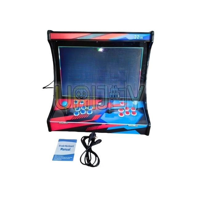 Classic 22-Inch Coin Pusher Arcade Machine Metal Construction Customizable English Language EU Plug 1 Year Warranty