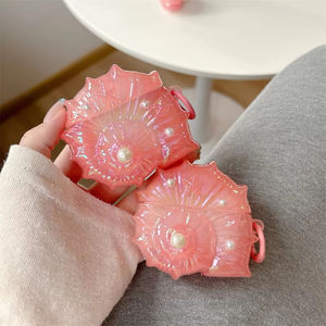 Estuche Brillante para <span class=keywords><strong>Airpods</strong></span> 4 2024, <span class=keywords><strong>Funda</strong></span> con Diseño de Concha para <span class=keywords><strong>Airpods</strong></span> 1 2 <span class=keywords><strong>3</strong></span> Pro, Decoración Creativa para Auriculares <span class=keywords><strong>Apple</strong></span>, <span class=keywords><strong>Funda</strong></span> con Brazalete de Perlas - Product Image 6