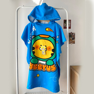 Peignoir <span class=keywords><strong>de</strong></span> bain pour <span class=keywords><strong>enfants</strong></span>, dessin animé, long, épais, à capuche, serviette <span class=keywords><strong>de</strong></span> plage, piscine, douche, peignoir <span class=keywords><strong>de</strong></span> bain pour <span class=keywords><strong>enfants</strong></span>, serviette <span class=keywords><strong>de</strong></span> plage à capuche, été - Product Image 2