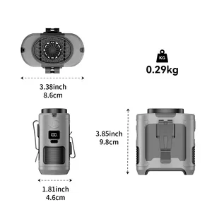New Hot 10000mah USB High Speed Wearable Fan Waist Clip Portable Fan Rechargeable Battery Power Outdoor Travel Cooling Fan - Product Image 6