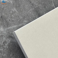 Carreaux de sol en porcelaine marbrée blanc crème mat 600x600mm, carreaux de céramique au toucher velours pour salle de bain, cuisine, usage commercial
