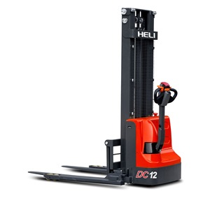 Heli CDD12 <strong>Electric</strong> Pallet <strong>Stacker</strong> 1.2 Ton Battery <strong>Powered</strong> Warehouse <strong>Lifting</strong> Equipment for Efficient Material Handling - Product Image 1