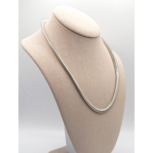 Splendida, pesante e larga. 925 collana a catena di serpenti in argento Sterling - Product Image 3