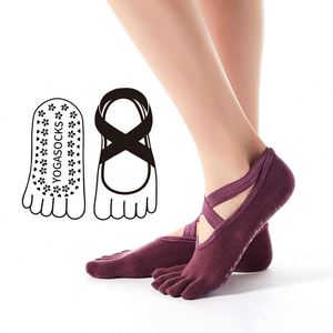 Calcetines de Pilates hasta la Pantorrilla, Calcetines Largos de Yoga - Product Image 1