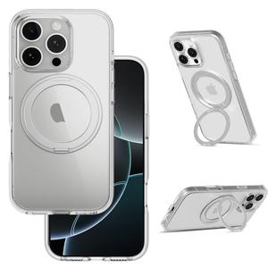 Coque <span class=keywords><strong>de</strong></span> téléphone magnétique rotative à 360° avec support anneau et chargement sans fil, antichoc, pour iPhone 17 16 15 14 – Meilleure vente - Product Image 5