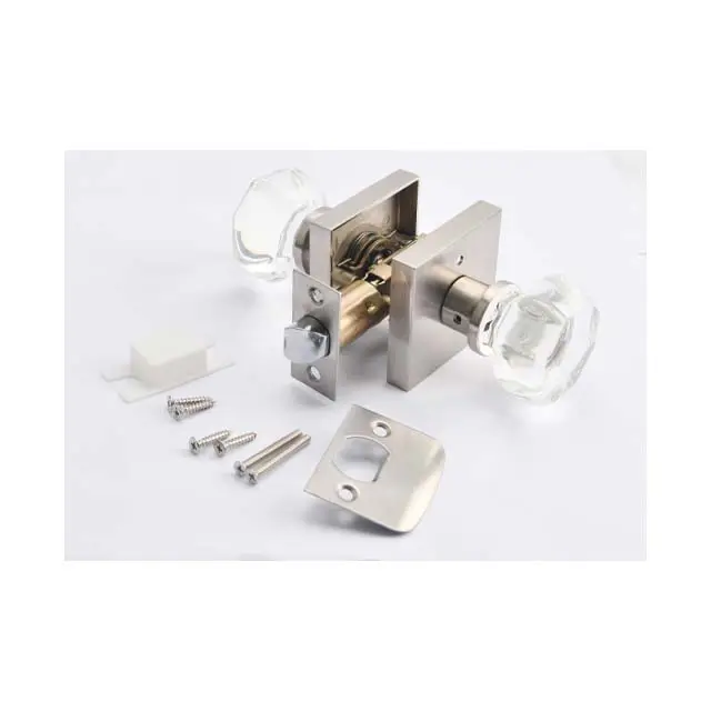 Cristal Diamante Vidro Privacidade Door Lock Combinação Door Handle Locks sem fechadura chave da porta