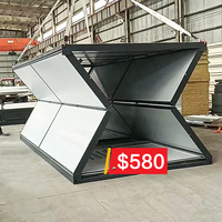 Container-Häuser X-Typ Faltbare Günstige Versandcontainer-Häuser Vorgefertigtes Flachpack-Haus von Housees Container Houses