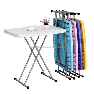 <span class=keywords><strong>Mesa</strong></span> Plegable de Plástico Moderna con Altura Ajustable - Para Jardín, Camping, Picnic y Oficina, <span class=keywords><strong>Mesa</strong></span> Plegable Comercial para Oficina - Product Image 2