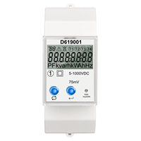 YTL DC meter DEM2D series 5 ~ 1000V Din-Rail 1 Fase 2W DC Medidor de potencia