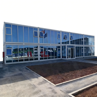 Dimensions du cadre de conteneur préfabriqué en acier pour maison conteneur démontable d'usine