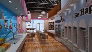 Gelateria Rosa Intenso |   Decorazione per Negozio di Gelato al Dettaglio |   Stile alla Moda per Yogurt Gelato - Product Image 6