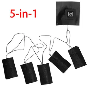 USB elektrikli ısıtmalı yastıkları ısıtmalı giysiler için yelek ceket 5v 7v 9v 12v nanowire karbon fiber grafen