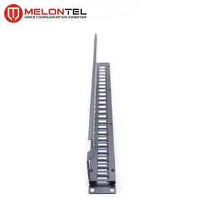 MT-4201 19 Inch Type 1U 24 Port Unloaded Patch Panel Blank Patch Panel With Cable Manager