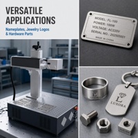 Machine de marquage laser à fibre portable de 100 W pour la gravure sur métal
