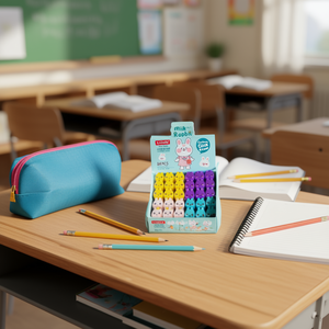 MiCasita Cartoon Click Eraser 48 Pcs Rabbit Design For Kids School Supplies - Product Image 2