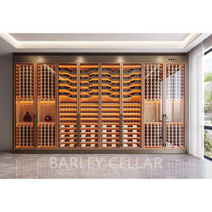 Vinoteca Eléctrica Independiente de Diseño Moderno BARLEY Cellar, Totalmente de Vidrio y Acero Inoxidable, para Uso en Hoteles - Product Image 5
