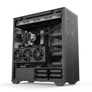 Ruix Alpha <span class=keywords><strong>E</strong></span>-<span class=keywords><strong>ATX</strong></span> 4 การ์ด VGA 14 HDD 480 มม.Liquid Coolers เต็มTower Gaming <span class=keywords><strong>ATX</strong></span>ปลอกขนาดเล็กเซิร์ฟเวอร์กรณี PC <span class=keywords><strong>E</strong></span> <span class=keywords><strong>ATX</strong></span> ตู้ - Product Image 1