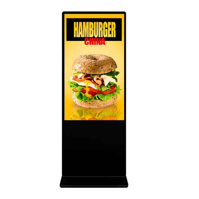VETO 43 49 55 Inch 4K Indoor Floor Standing Kiosk Digital Signage and Advertising Display for Shopping Mall Retail Store