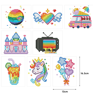 Cooleve Custom Mini 5d Diy Diamant Painting Kunstkit Handgeschilderde Europese Stijl Romeinse Mini 5d Diy Edelsteen Mosica Art Diamond Painting - Product Image 4