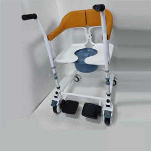 Nouveau produit Chaise de bain de toilette d'aisance d'<span class=keywords><strong>ascenseur</strong></span> de transfert de patient hydraulique avec des roues <span class=keywords><strong>pour</strong></span> le désactivation - Product Image 6