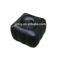 Tabouret de voyage rond en plein air siège repose-pieds portable intérieur pouf tabouret gonflable