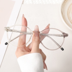 Lunettes de myopie à monture ovale en acétate pour femmes, certifiées ISO9001, idéales pour travailler sur les écrans numériques d'ordinateur pendant de longues périodes - Product Image 1