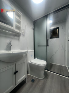 Casa prefabbricata moderna del contenitore con la casa stregata prestade della tenda dell'aria con gli accessori - Product Image 5