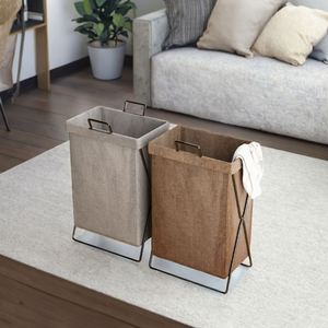 Modern Home <b>Foldable</b> Collapsible Dirty Clothes Storage Organizer Steel Frame <b>Laundry</b> Hamper Waterproof Liner - Product Image 3