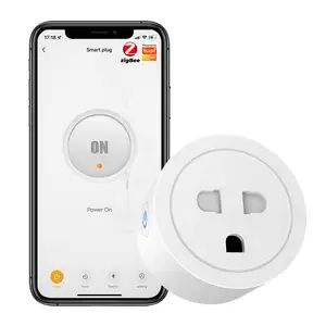 Power Monitor 20A 16A Plug US Vietnamese Standard Outlet Energy Monitoring Tuya ZigBee Smart Socket For Alexa Google Home