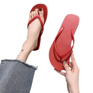 Women's Flip Flops Simple Black Non Slip Beach Shower Summer Sandals Adult Size 35 36 37 38 39 40 41 - Product Image 5