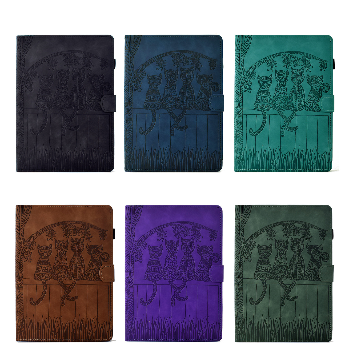 Patrón de estampado de gato