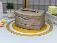 Boîte à bijoux multicouche de grande capacité de style européen