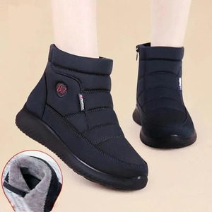 Vendita calda <span class=keywords><strong>Online</strong></span> di stivali da neve leggeri impermeabili caldi da donna suole spesse antiscivolo caldi Fluff comodi stivali da neve - Product Image 4