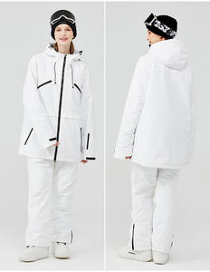 2024 chaqueta de esquí para hombre impermeable OEM personalizable transpirable Snowboard traje de talla grande ropa de invierno para niños y niñas - Product Image 4