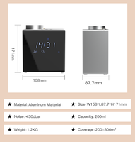 Diffuseur d'huiles essentielles intelligent 200 ml, sans eau, pour chambre/maison de livres, haute qualité